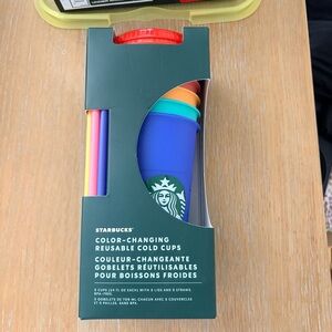 NEW Starbucks Color-Changing Reusable Cold Cups